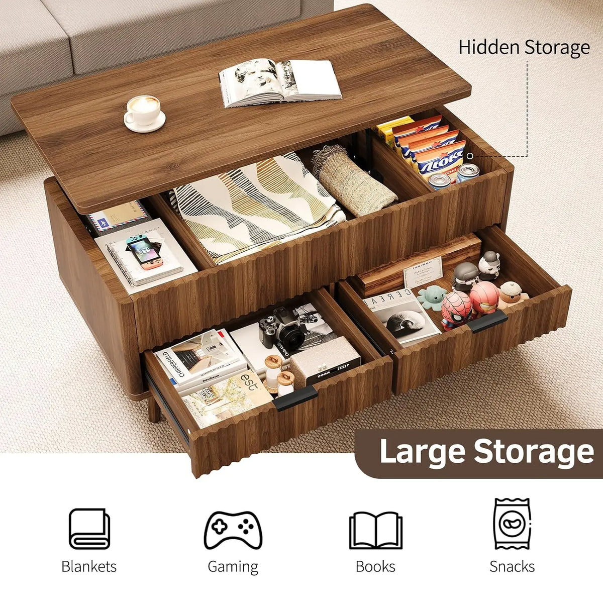 Inez Lift-Top Coffee Table