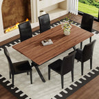 Selene 7-Piece Farmhouse Dining Set
