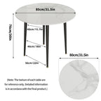 Zara Round Marble Dining Table