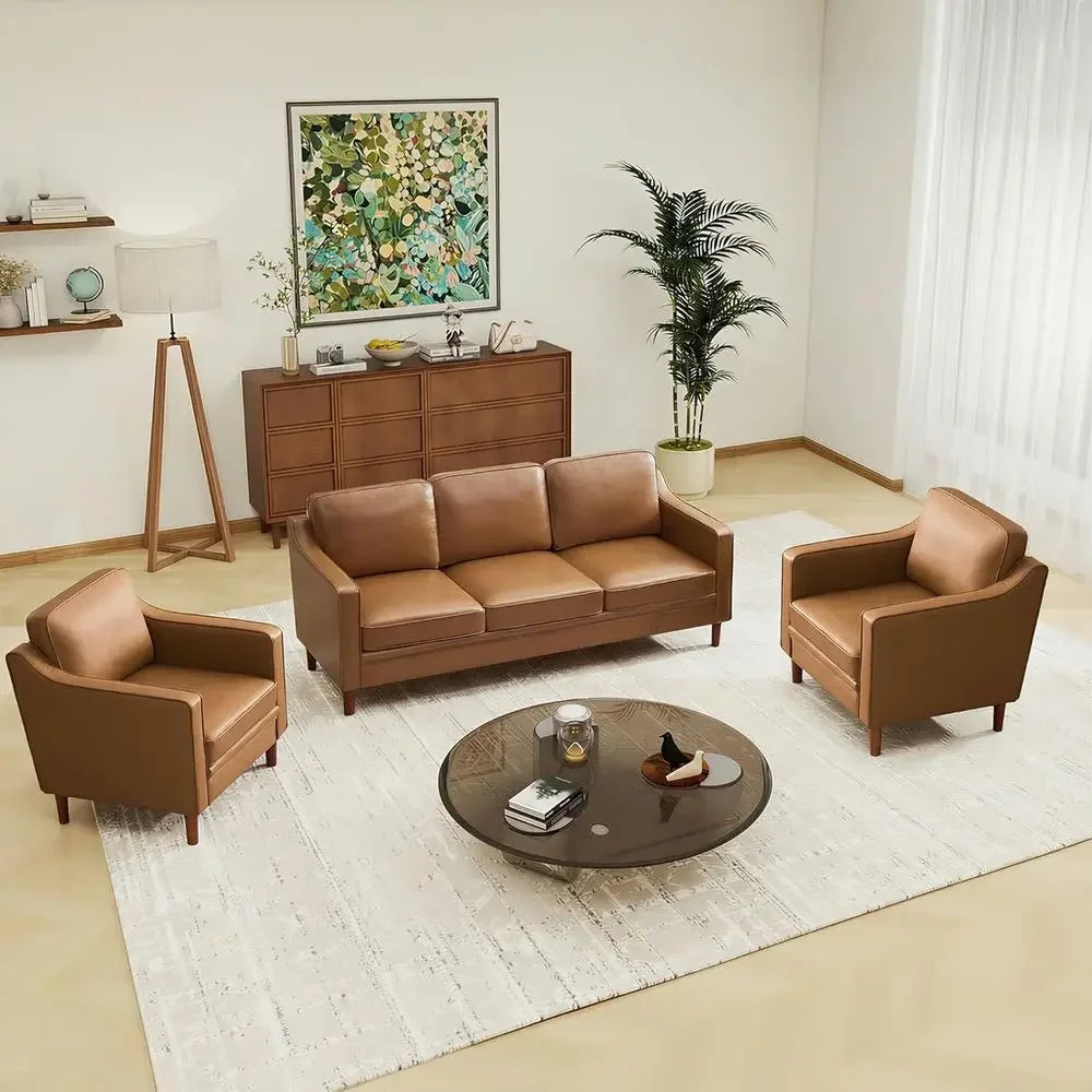 Kairo Leather Sofa Set