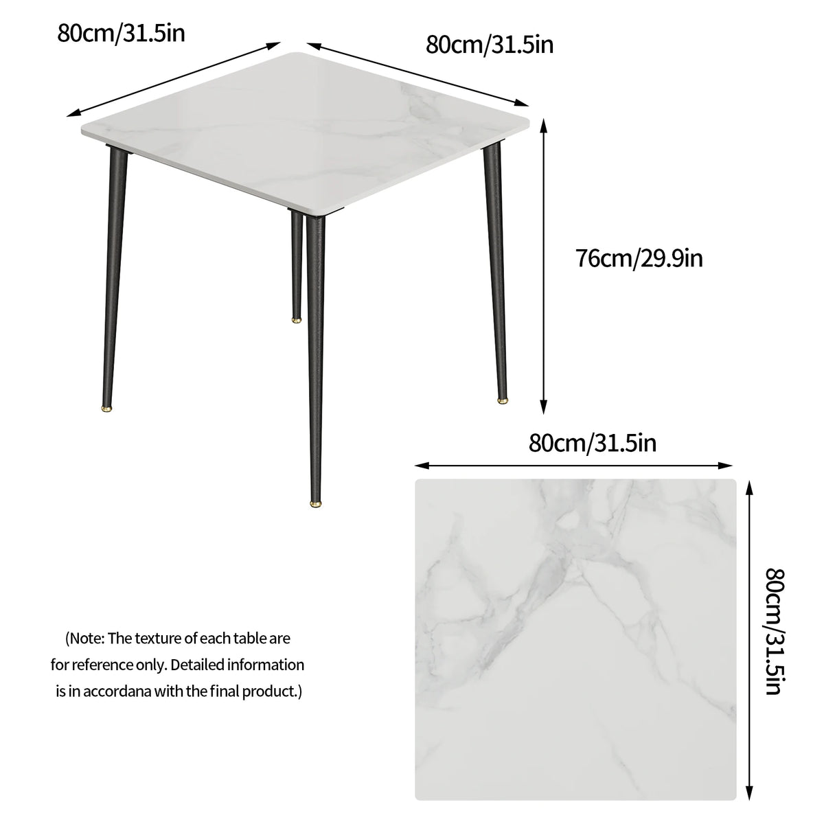 Sasha Sintered Stone Dining Table