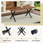 Selene 7-Piece Farmhouse Dining Set