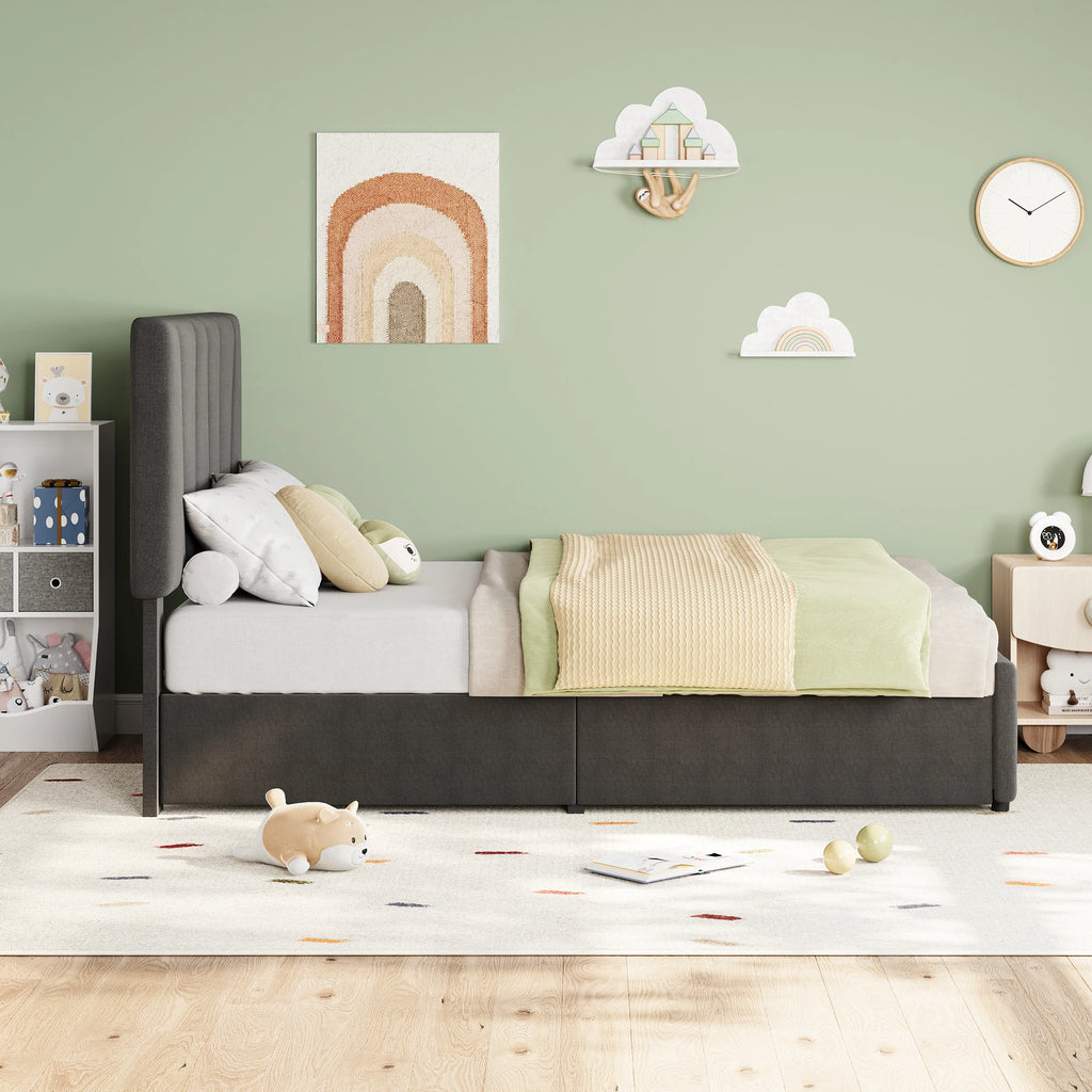 Lavinia Storage Platform Bed