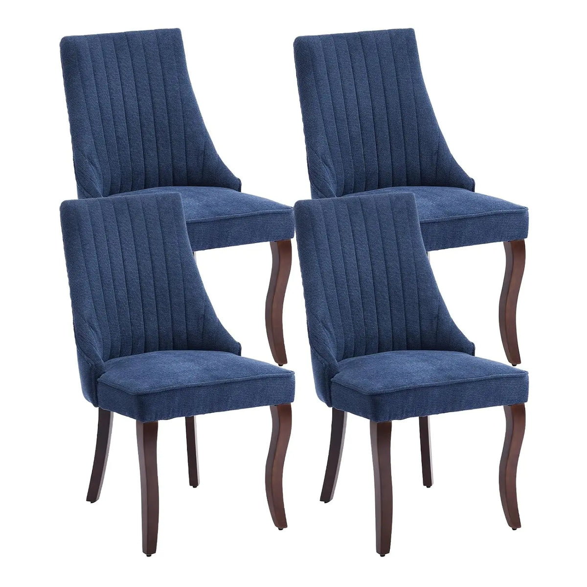 Arden Channel Dining Chairs — Set of 4