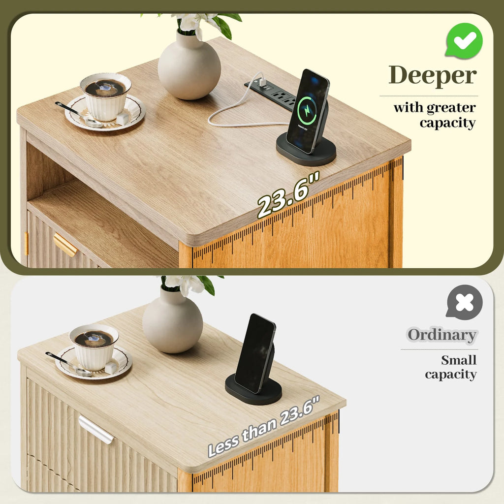 Zoe Farmhouse Nightstand