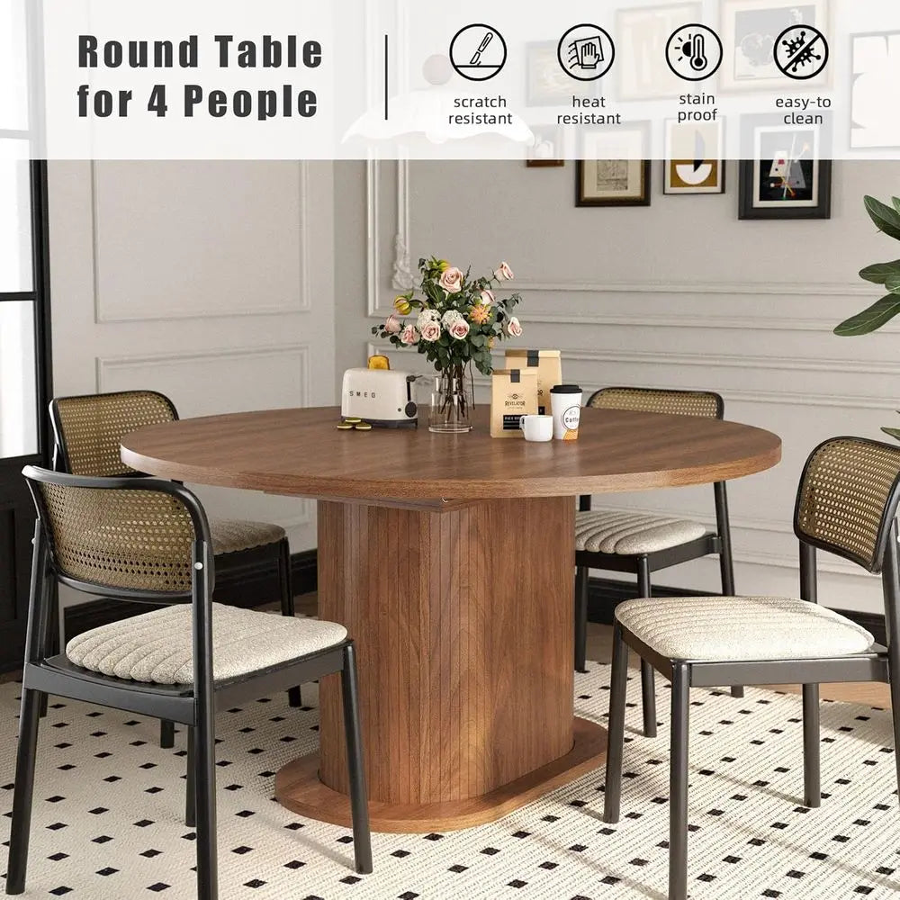 Blaise Expandable Walnut Dining Table