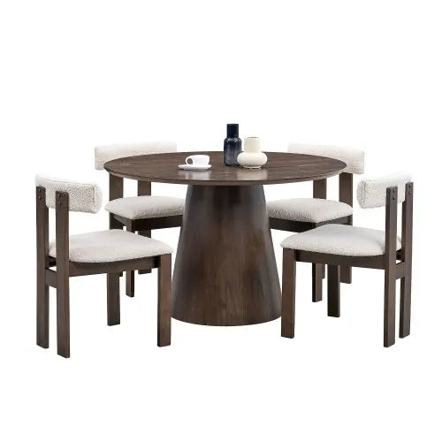 Avery 5-Piece Round Dining Set