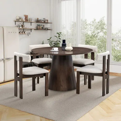 Avery 5-Piece Round Dining Set