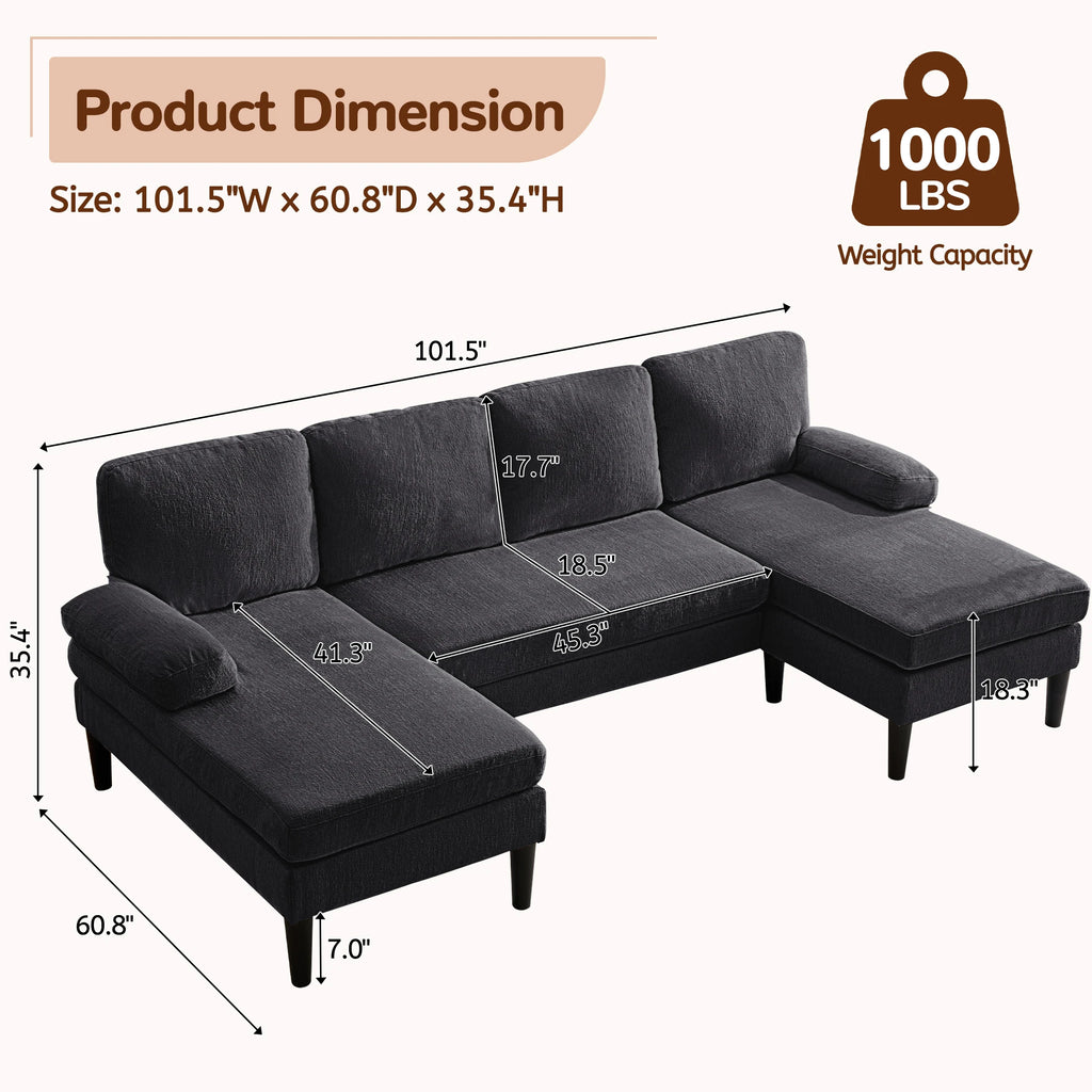 Daphne U-Shaped Sectional