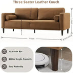 Bellmont Leather-Look Sofa