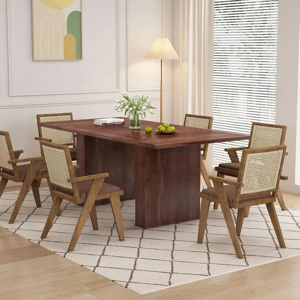 Vera Fluted Dining Table