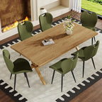 Selene 7-Piece Farmhouse Dining Set