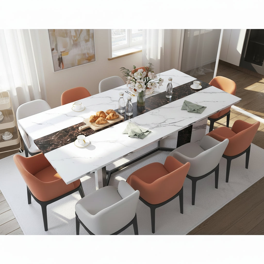 Virello Marble-Top Dining Table