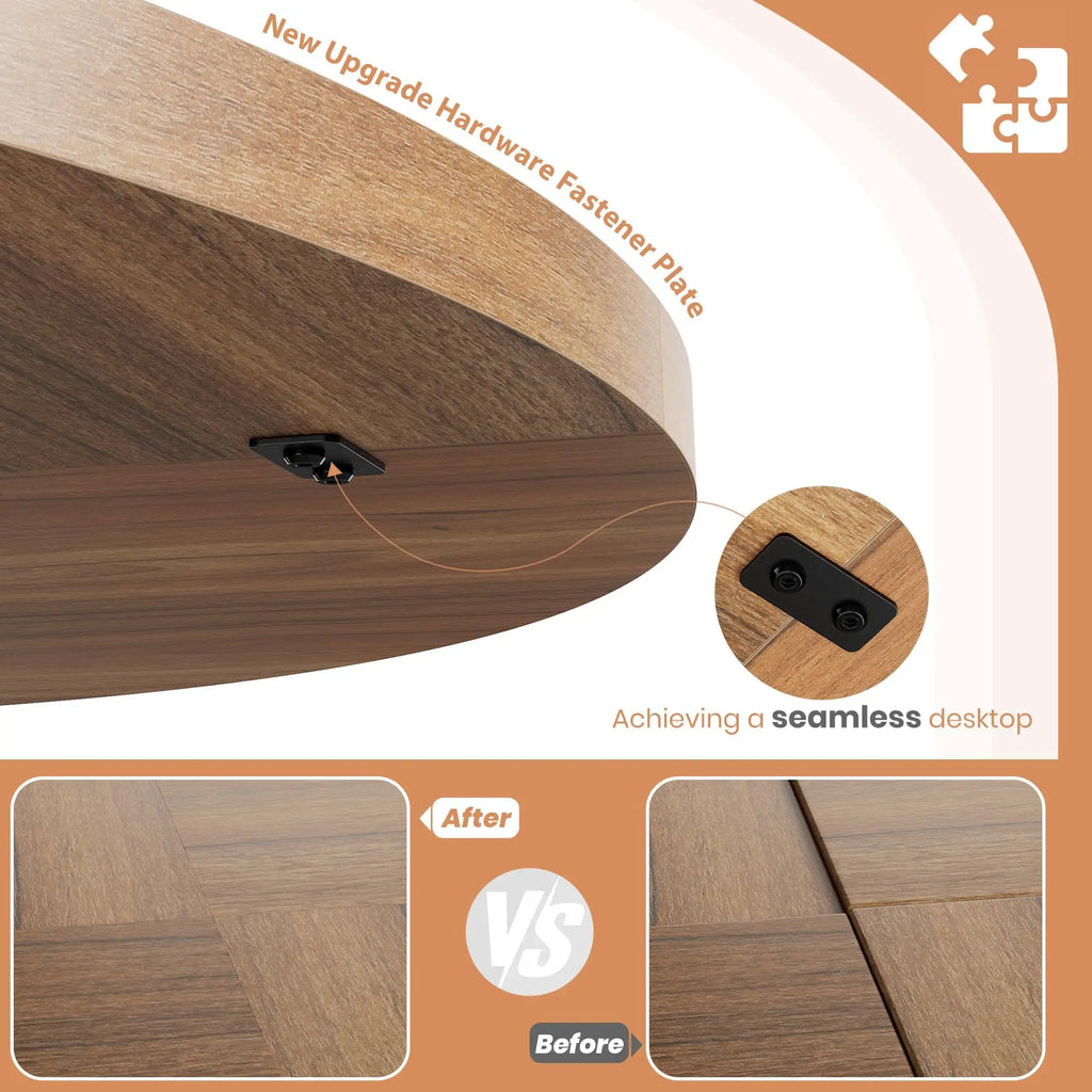 Kara 47-Inch Farmhouse Dining Table