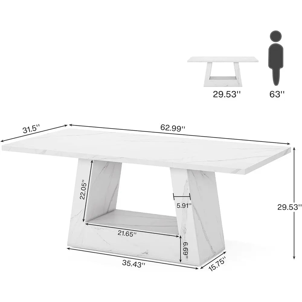 Rhea 63-Inch Dining Table