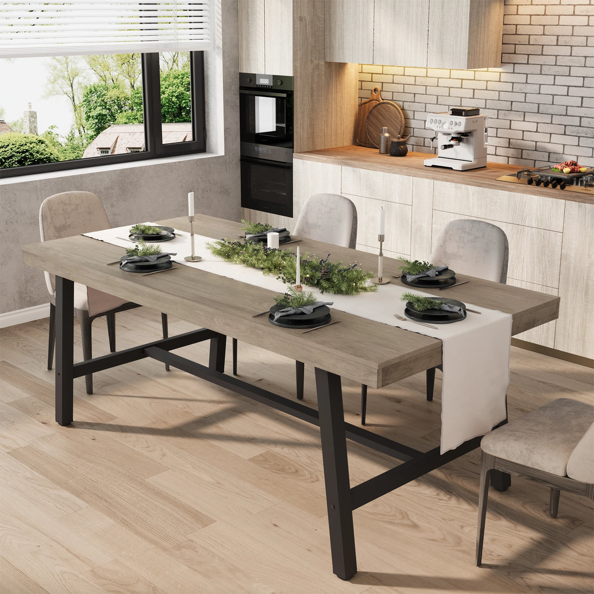 Tess Industrial Dining Table